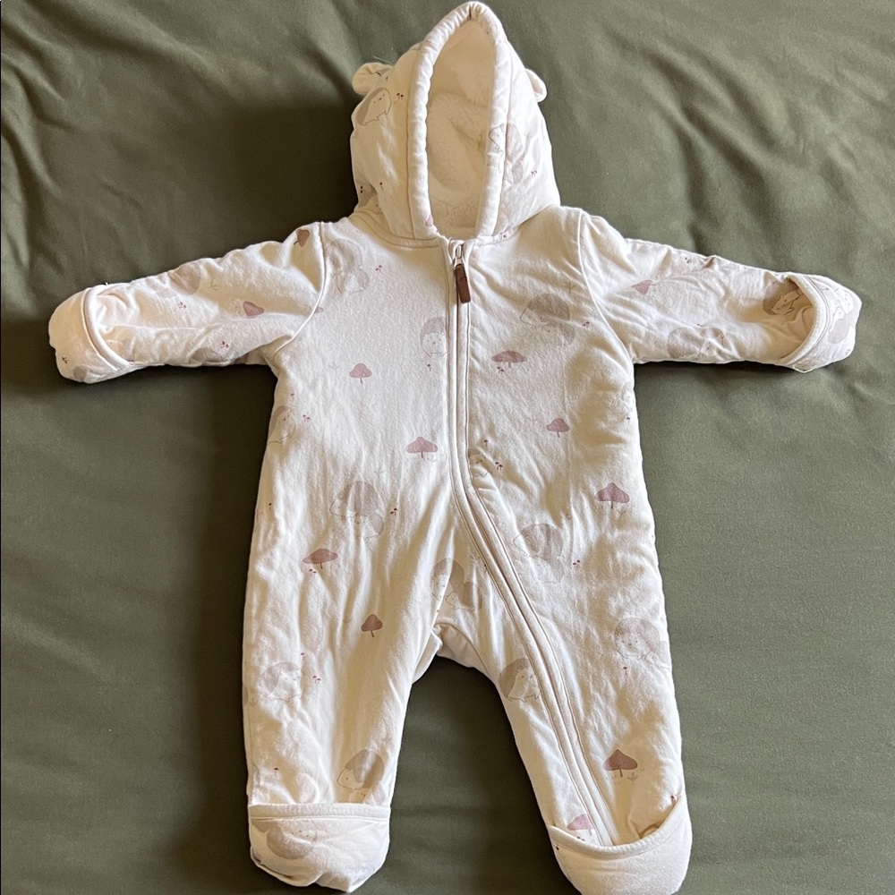{H&M} cozy fleece winter baby bunting bag 3m